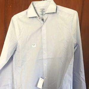 Light blue button up